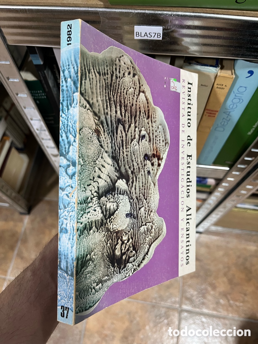 Libros de segunda mano: Blas7B instituto de estudios alicantinos. 37 alicante