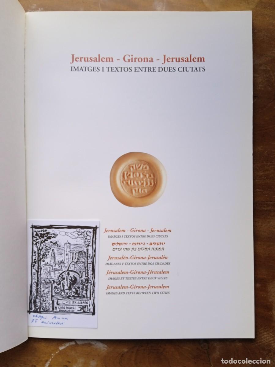 Libros de segunda mano: Jerusalem Girona Jerusalem - Foto 2