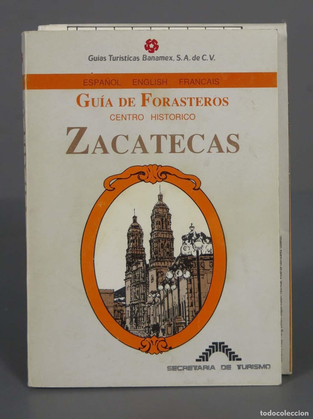 Libri di seconda mano: GU&Iacute;A DE FORASTEROS CENTRO HISTORICO ZACATECAS. CON MAPA