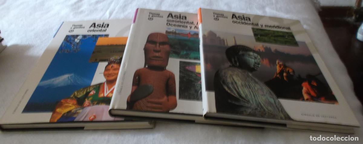 Libros de segunda mano: tierras y gentes tres tomos Asia occidental y meriodinal-asia suroriental-asia oriental