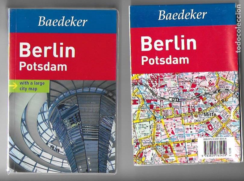 Second hand books: Berlin Potsdam with city map. Baedeker Travel Guides
