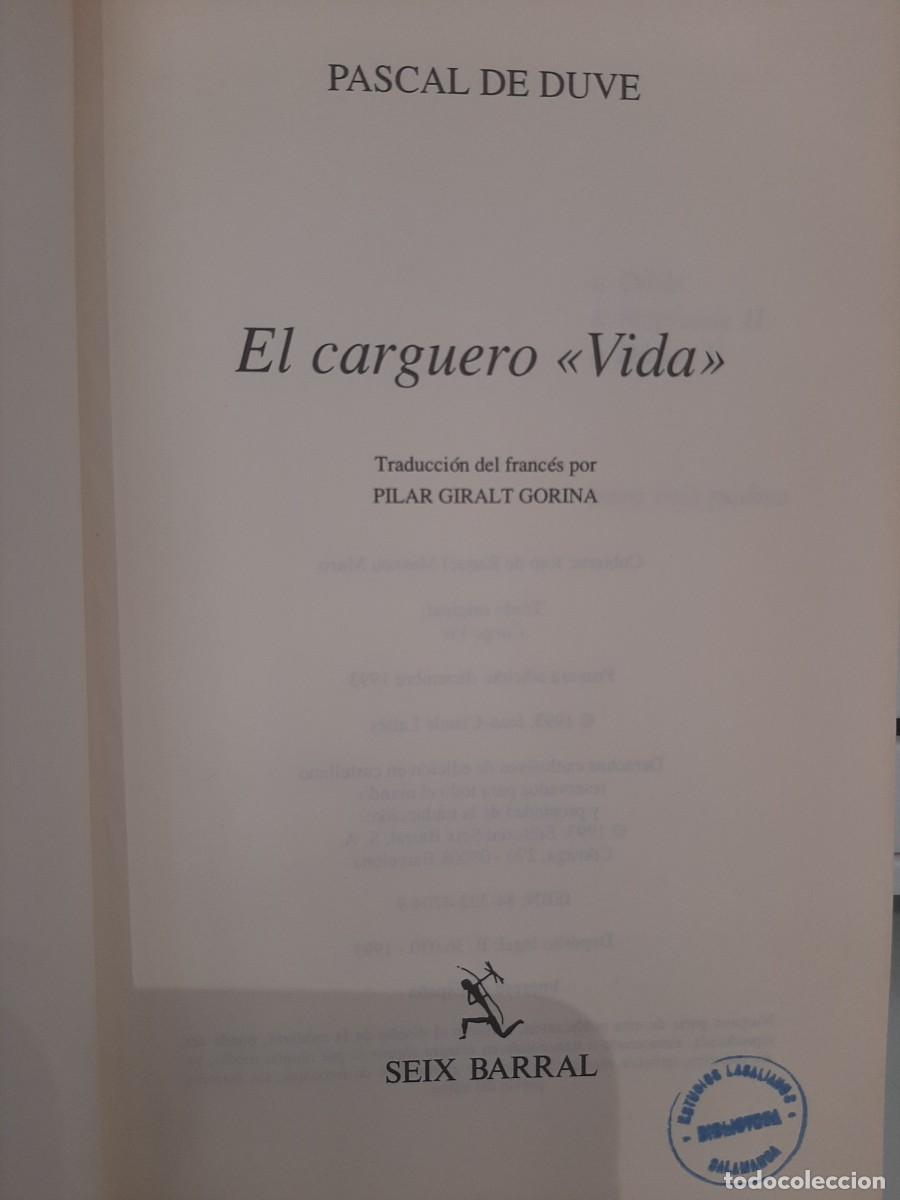 Libros de segunda mano: Pascal de Duve. El carguero &rdquo;Vida&rdquo; - Foto 1