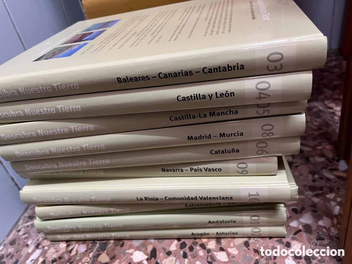 Libri di seconda mano: Enciclopedia Descubra nuestra tierra, completa en 10 tomos, Espa&ntilde;a 2006