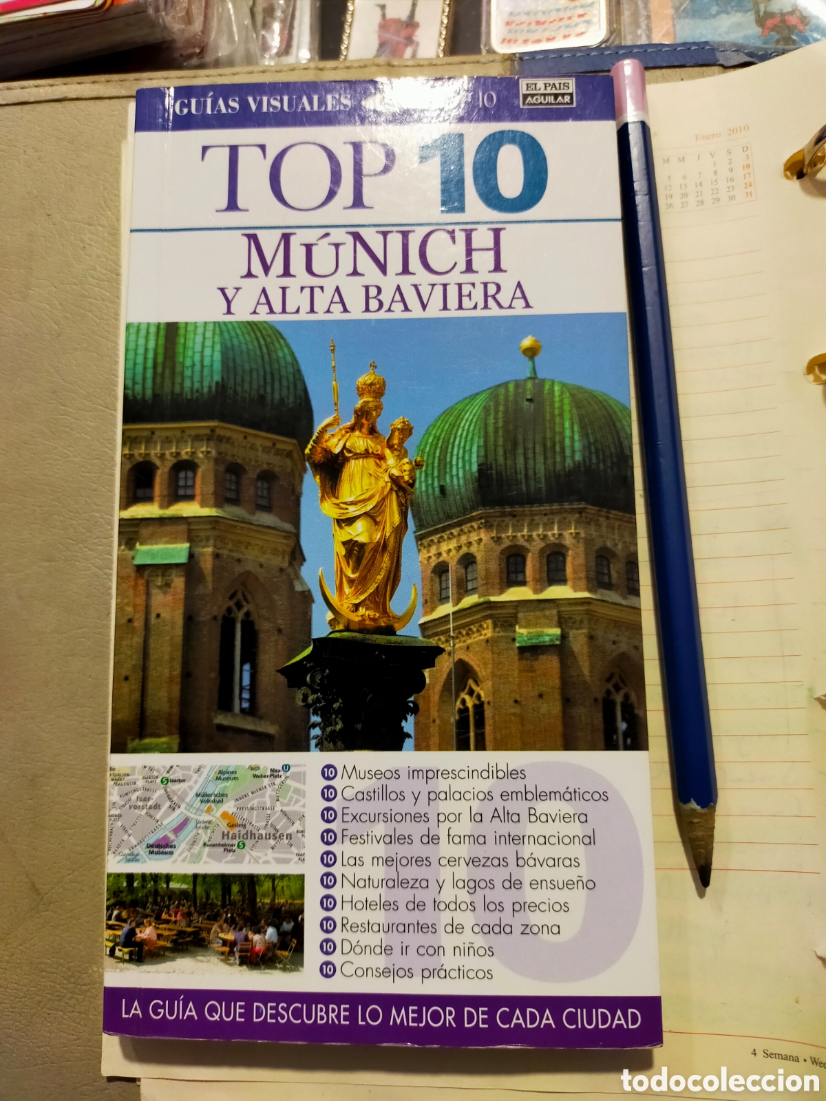 Libros de segunda mano: TOP 10 MUNICH Y ALTA BAVIERA GU&Iacute;AS VISUALES EL PAIS AGUILAR BUEN ESTADO