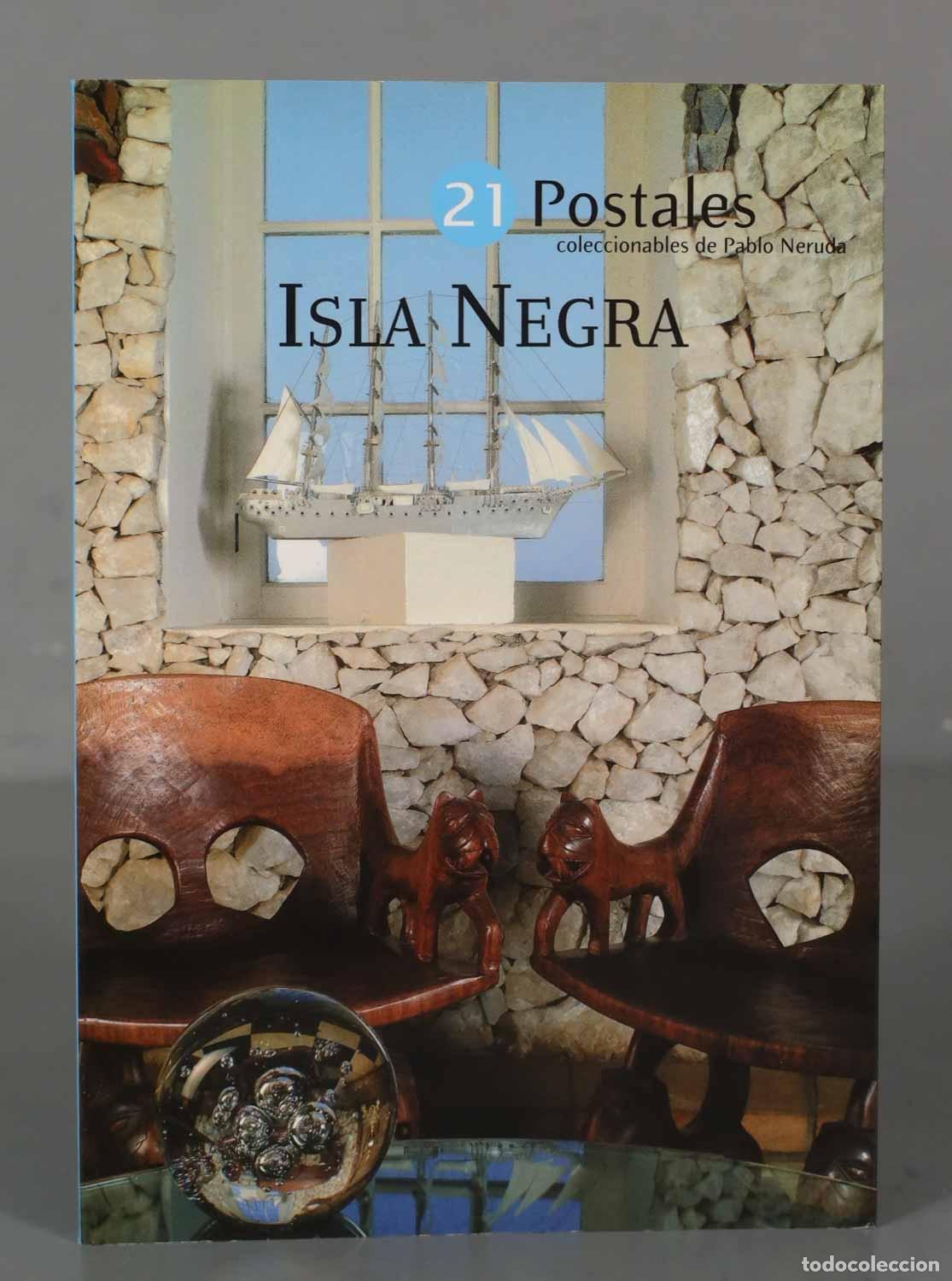 Libros de segunda mano: ISLA NEGRA. 21 postales coleccionables de Pablo Neruda.