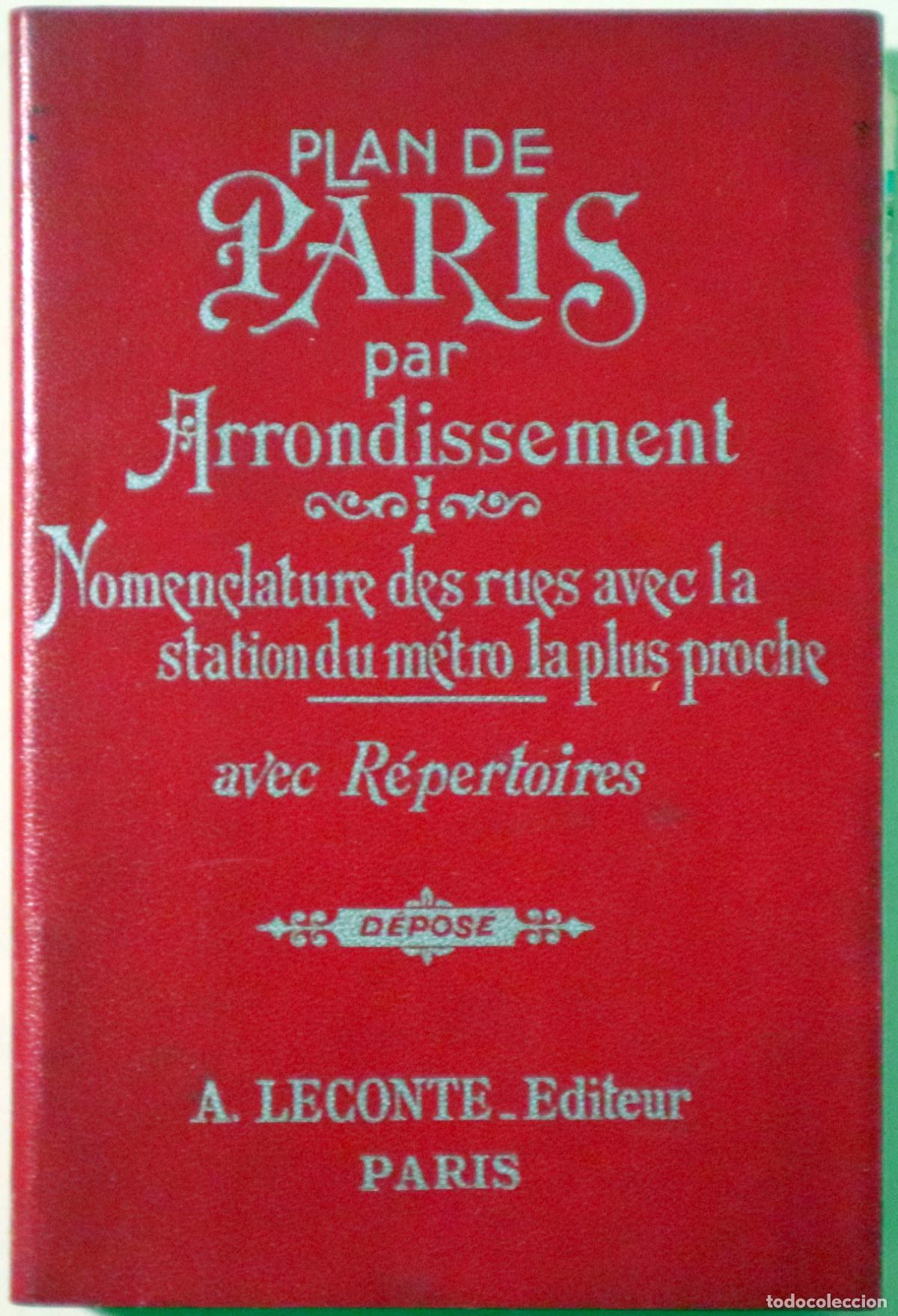 Libri di seconda mano: PLAN DE PARIS par Arrondissement - Par&iacute;s s/f - Ilustrado