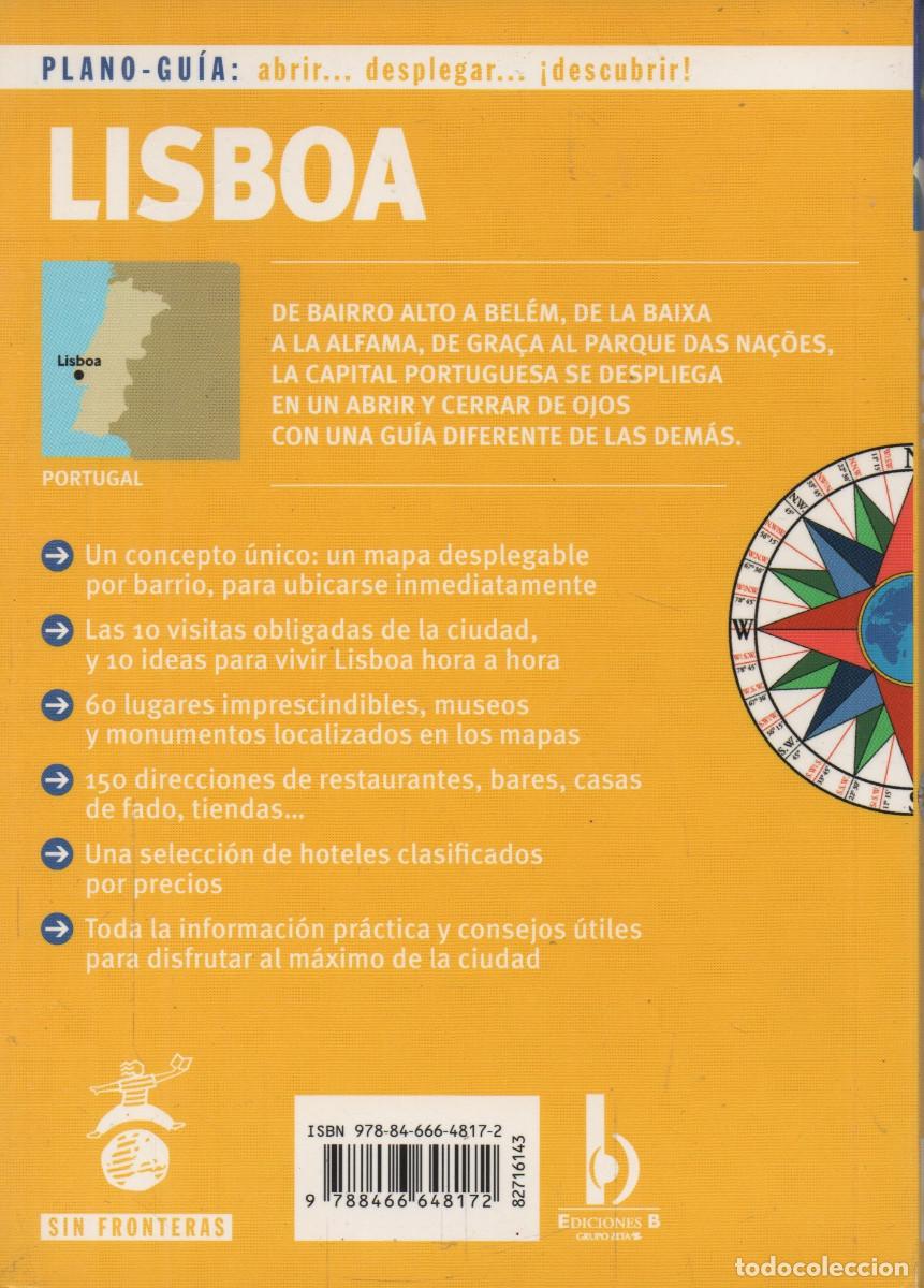 Libros de segunda mano: Lisboa. Plano-Gu&iacute;a. Ediciones B. 2012. - Foto 2