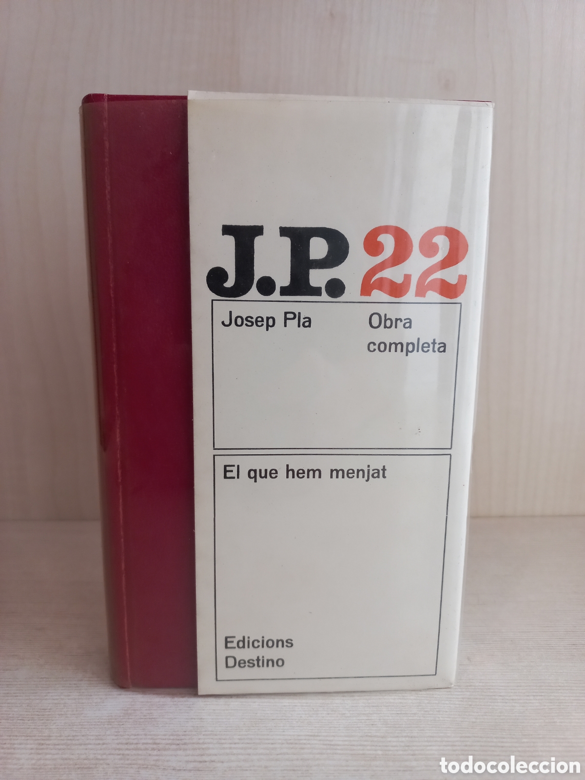 Libri di seconda mano: El que hem menjat. Josep Pla. Destino, Obra Completa, 1980. Catal&aacute;n. Gastronom&iacute;a. Viajes.
