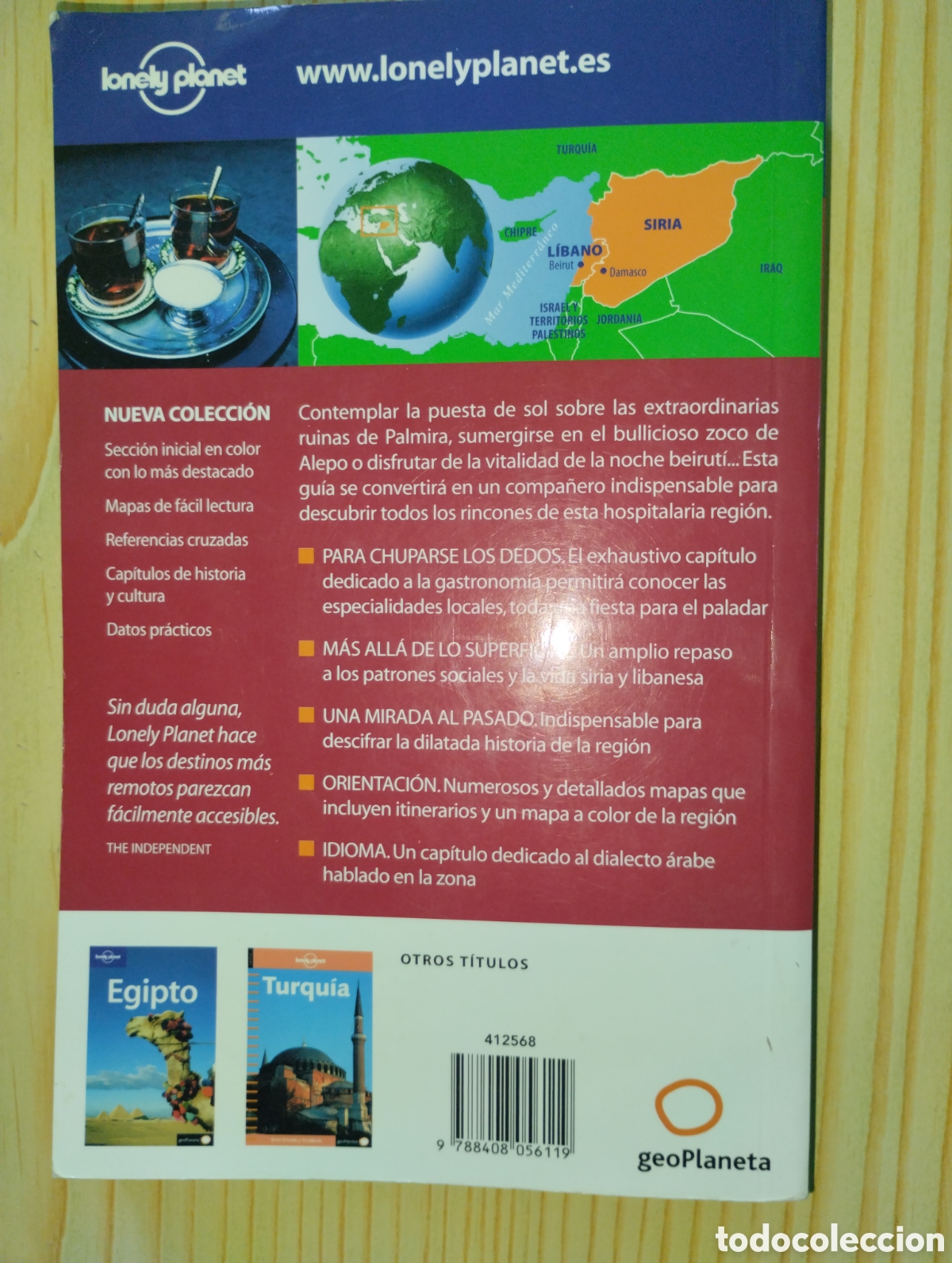 Libros de segunda mano: SIRIA Y L&Iacute;BANO, LONELY PLANET - Foto 2