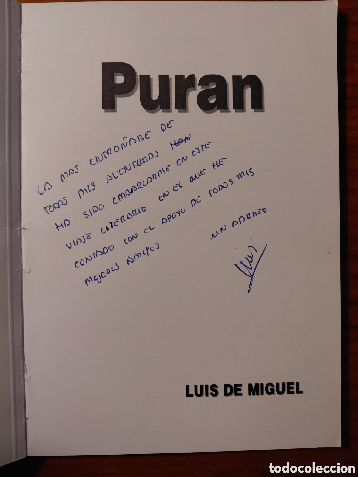 Libros de segunda mano: Puran, Luis de Miguel - Foto 2