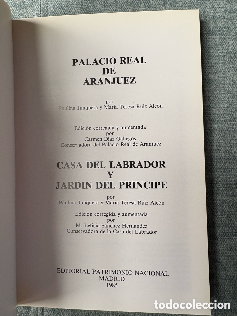 Libros de segunda mano: (L289) Real Sitio de Aranjuez - Foto 5