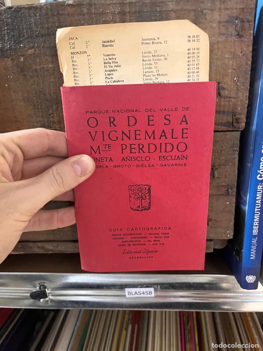 Libros de segunda mano: BLAS45B PARQUE NACIONAL DEL VALLE DE ORDEAA VIGNEMALE MTE. PERDIDO GUIA CARTOGRAFICA