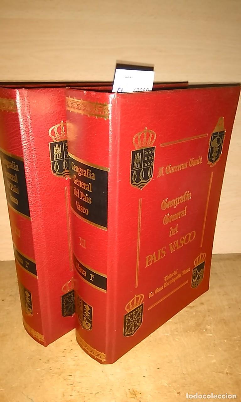 Libros de segunda mano: AA.VV. - (ALAVA) GEOGRAFIA GENERAL DEL PAIS VASCO. Facsimil de la primera edicion dirigida por ---,