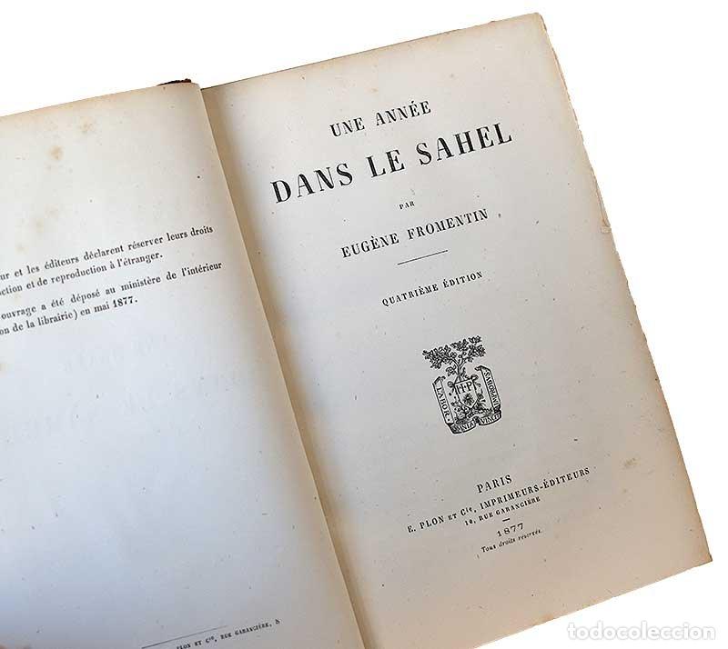 Libros de segunda mano: Une ann&eacute;e dans le Sahel - Eug&egrave;ne Fromentin - Foto 2