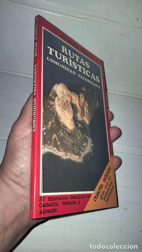 Libros de segunda mano: Rutas Tur&iacute;sticas Comunidad Valenciana - Distrimapas Telstar 1997 - ISBN 8486764521