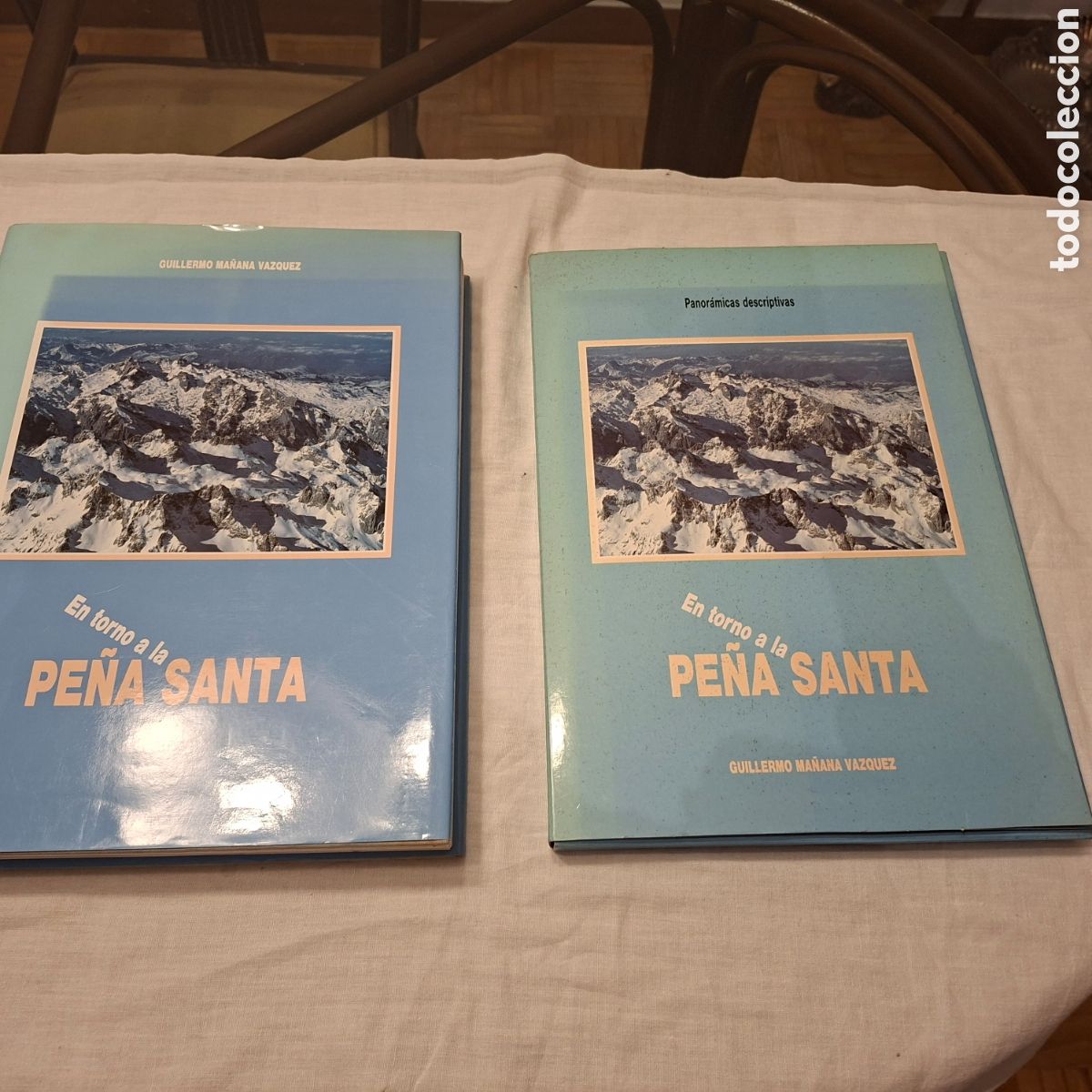 Livros em segunda m&atilde;o: ENTORNO A LA PE&Ntilde;A SANTA.GUILLERMO MA&Ntilde;ANA VAZQUEZ.LIBRO + CARPETA CON 27 PANORAMICAS.CAJA DE ASTURIAS
