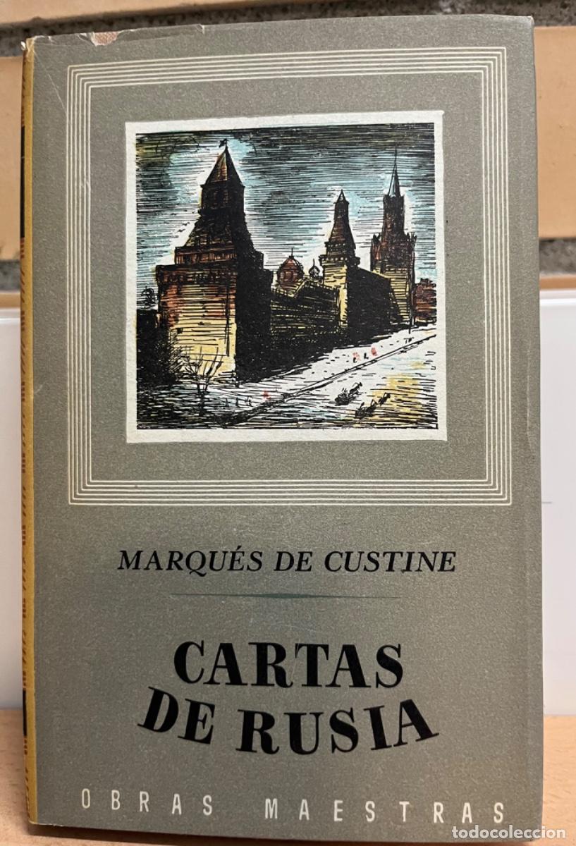 Libros de segunda mano: Custine, Marqu&eacute;s de.- Cartas desde Rusia - Foto 2