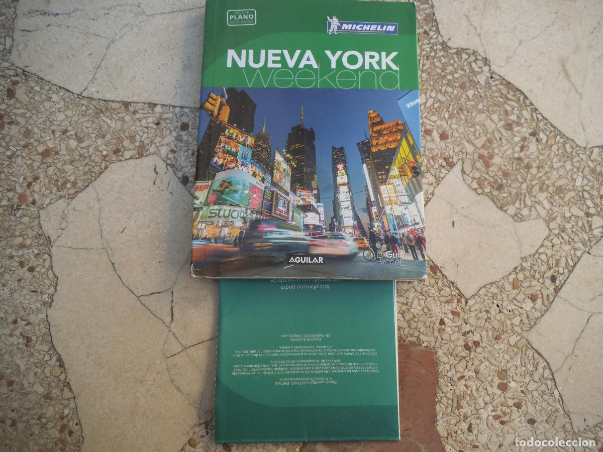 Libros de segunda mano: guias michelin, aguilar, con plano, nueva york, 12x16, 170 paginas, 2018