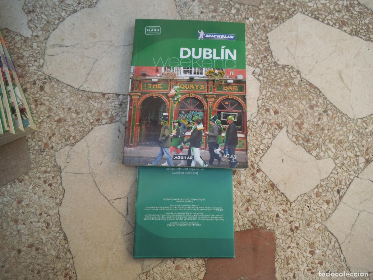 Libros de segunda mano: guias michelin, aguilar, con plano, dublin , 12x16, 158 paginas, 2017