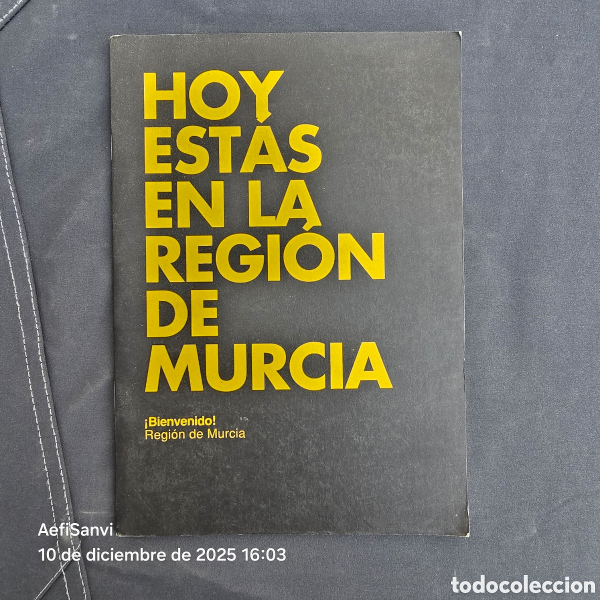 Libri di seconda mano: HOY ESTAS EN LA REGI&Oacute;N DE MURCIA