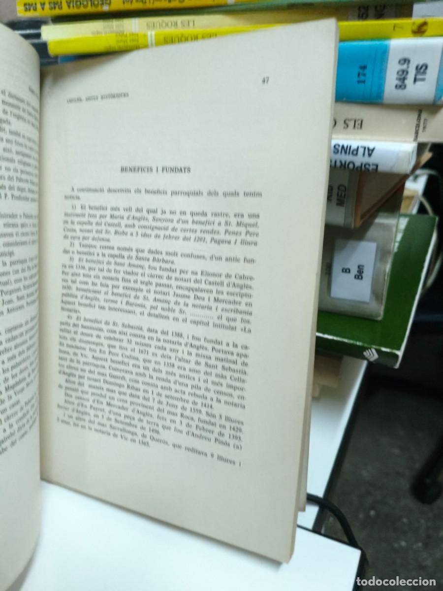 Libros de segunda mano: Angl&egrave;s Notes hist&ograve;riques Ramon Vinyes 1973 - Foto 3