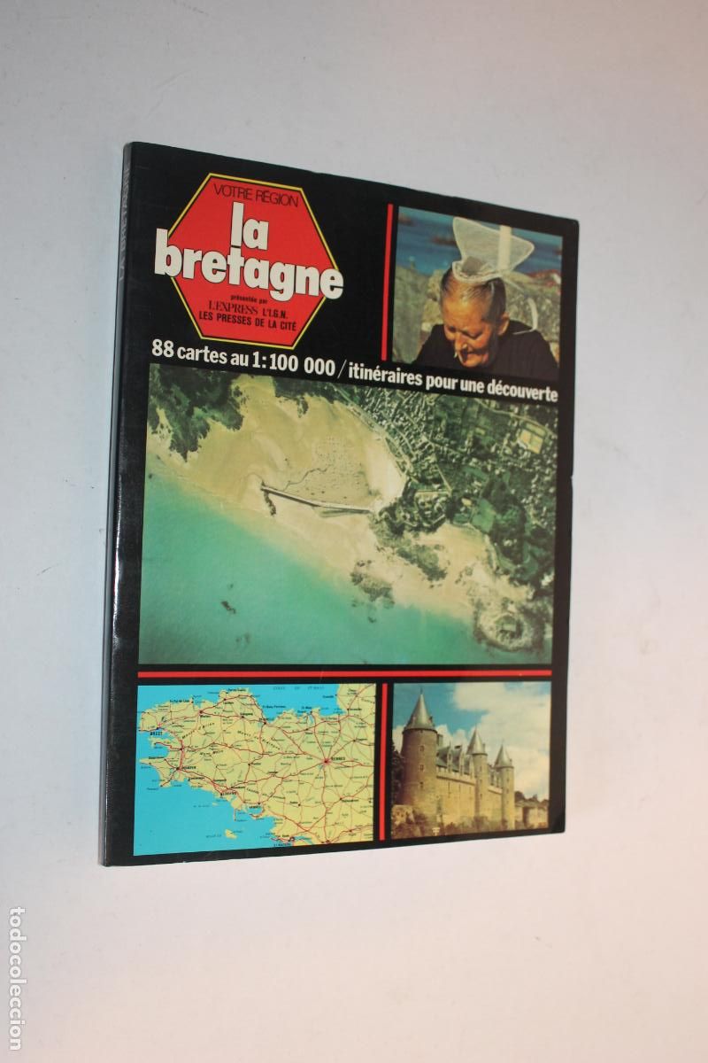 Libros de segunda mano: La Bretagne &ndash; Votre R&eacute;gion &bull; 88 cartes au 1:100 000