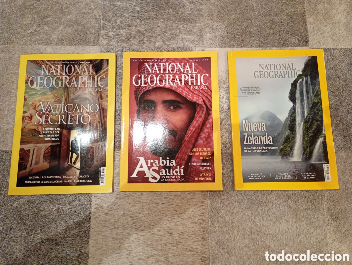 Libri di seconda mano: National Geografic. 3 revistas