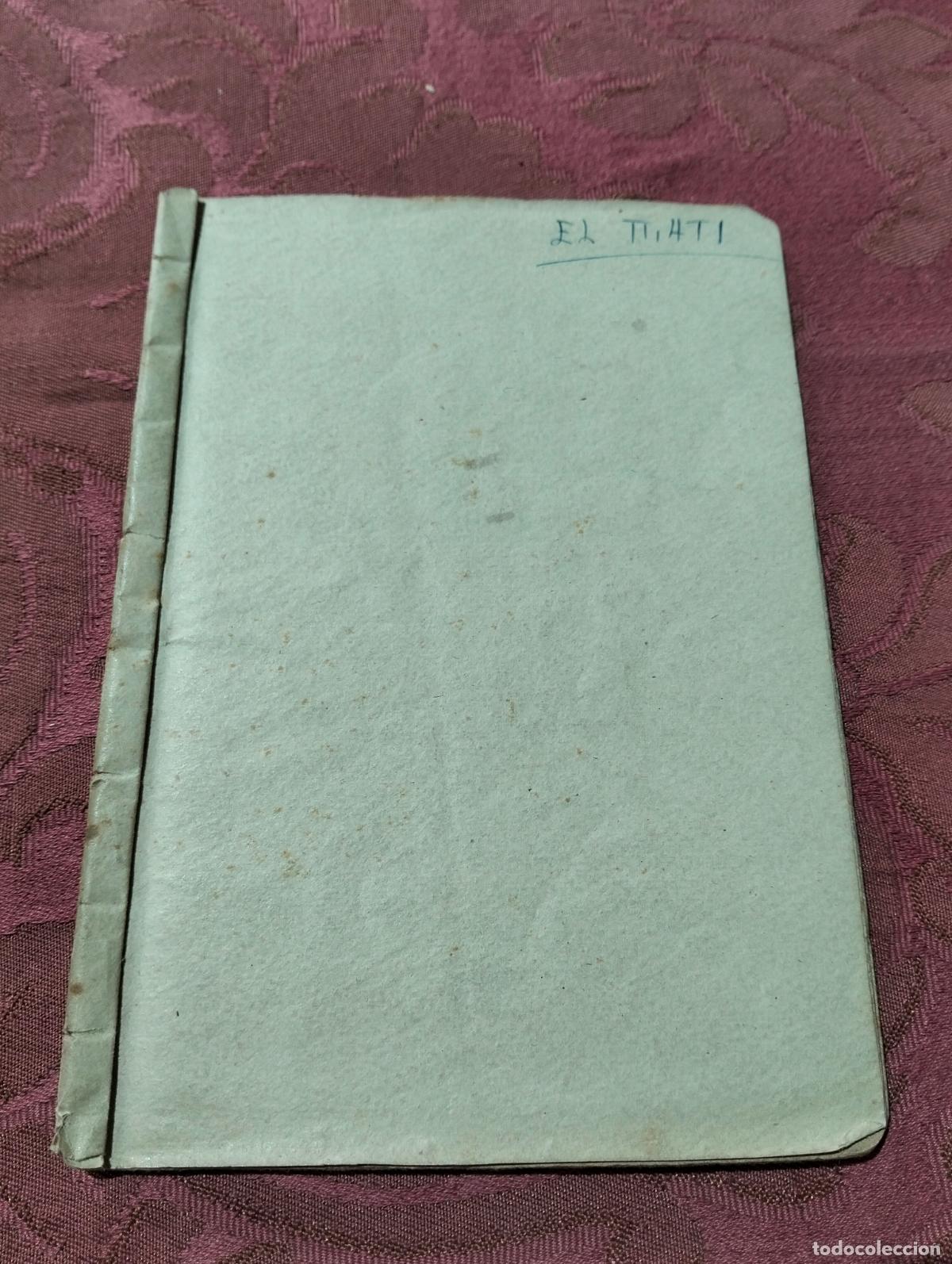 Gebrauchte B&uuml;cher: Libreta antigua escrita manuscrita a&ntilde;os 30 guerra civil Cervi&agrave; catal&agrave; trabajador de la diputacion