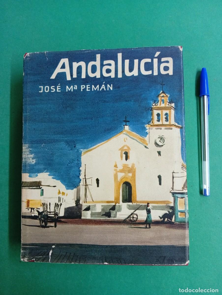 Libros de segunda mano: Antiguo libro Andaluc&iacute;a. Jos&eacute; M&ordf;. Pem&aacute;n. Barcelona 1966. Gu&iacute;as de Espa&ntilde;a.