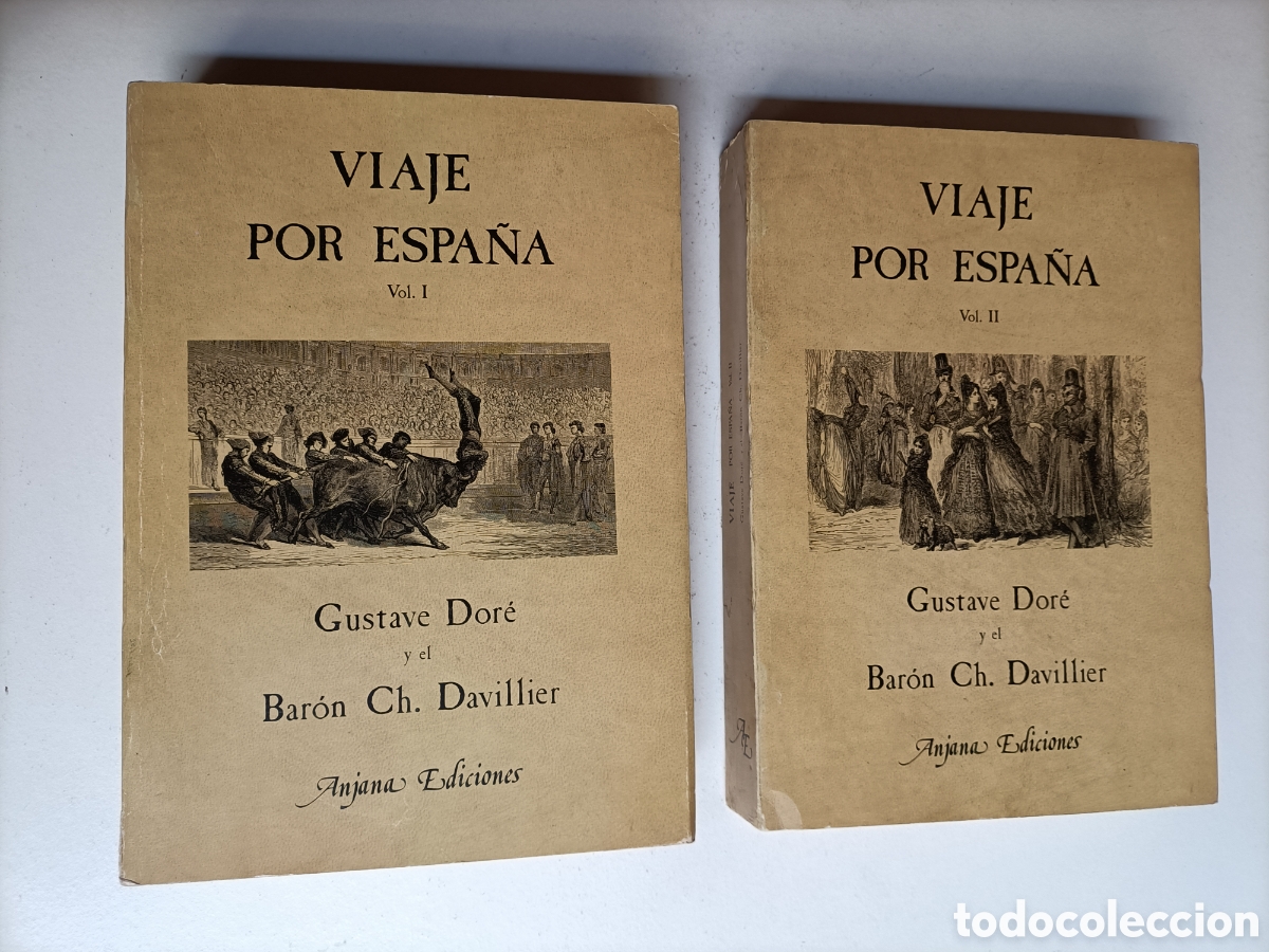 Libros de segunda mano: Viaje por Espa&ntilde;a. Gustavo Dore y el Bar&oacute;n Ch. Davillier. 2 tomos Anjana ediciones