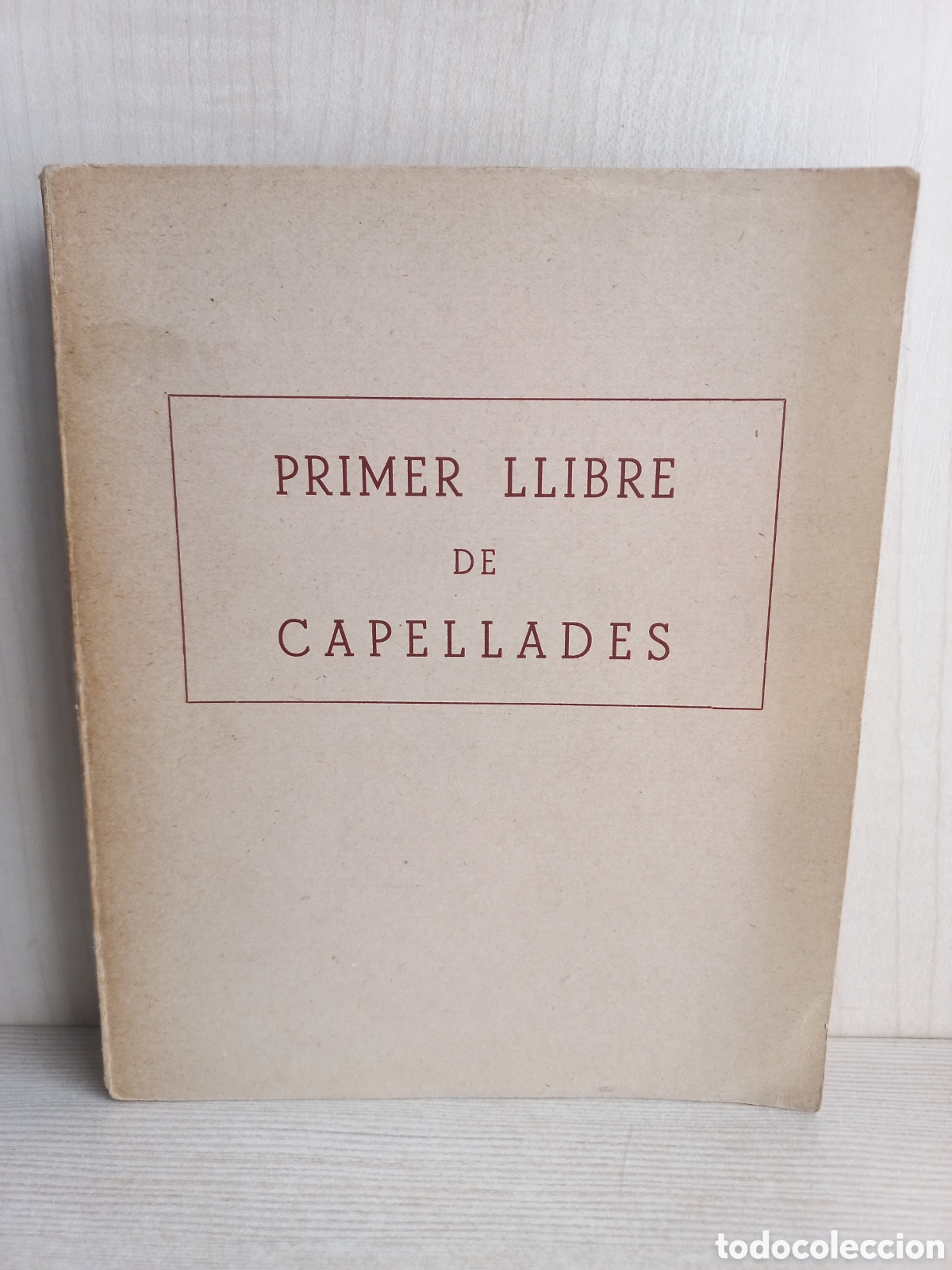 Libros de segunda mano: Primer llibre de Capellades. Igualada. Modest Llusi&agrave; i Josep Costa Sol&eacute;. Catal&aacute;n. Ilustrado.