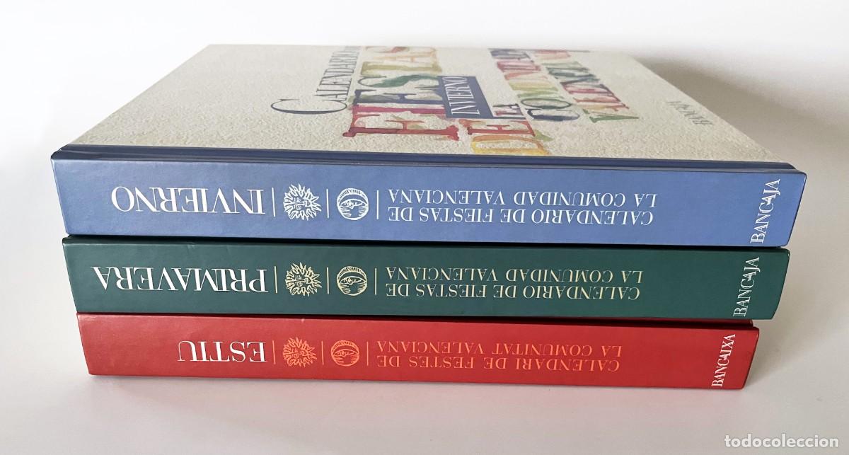 Libri di seconda mano: 3 TOMOS DEL CALENDARIO DE FIESTAS DE LA COMUNIDAD VALENCIANA - PRIMAVERA, INVIERNO, ESTIU - 6 kilos