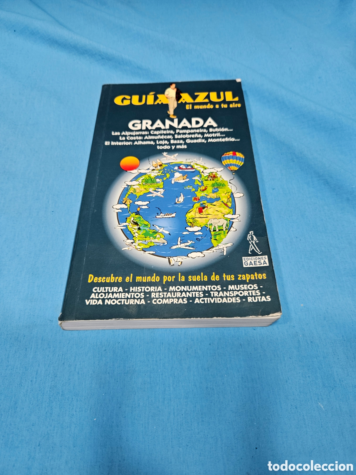 Libros de segunda mano: GUIA AZUL, EL MUNDO A TU AIRE. GRANADA