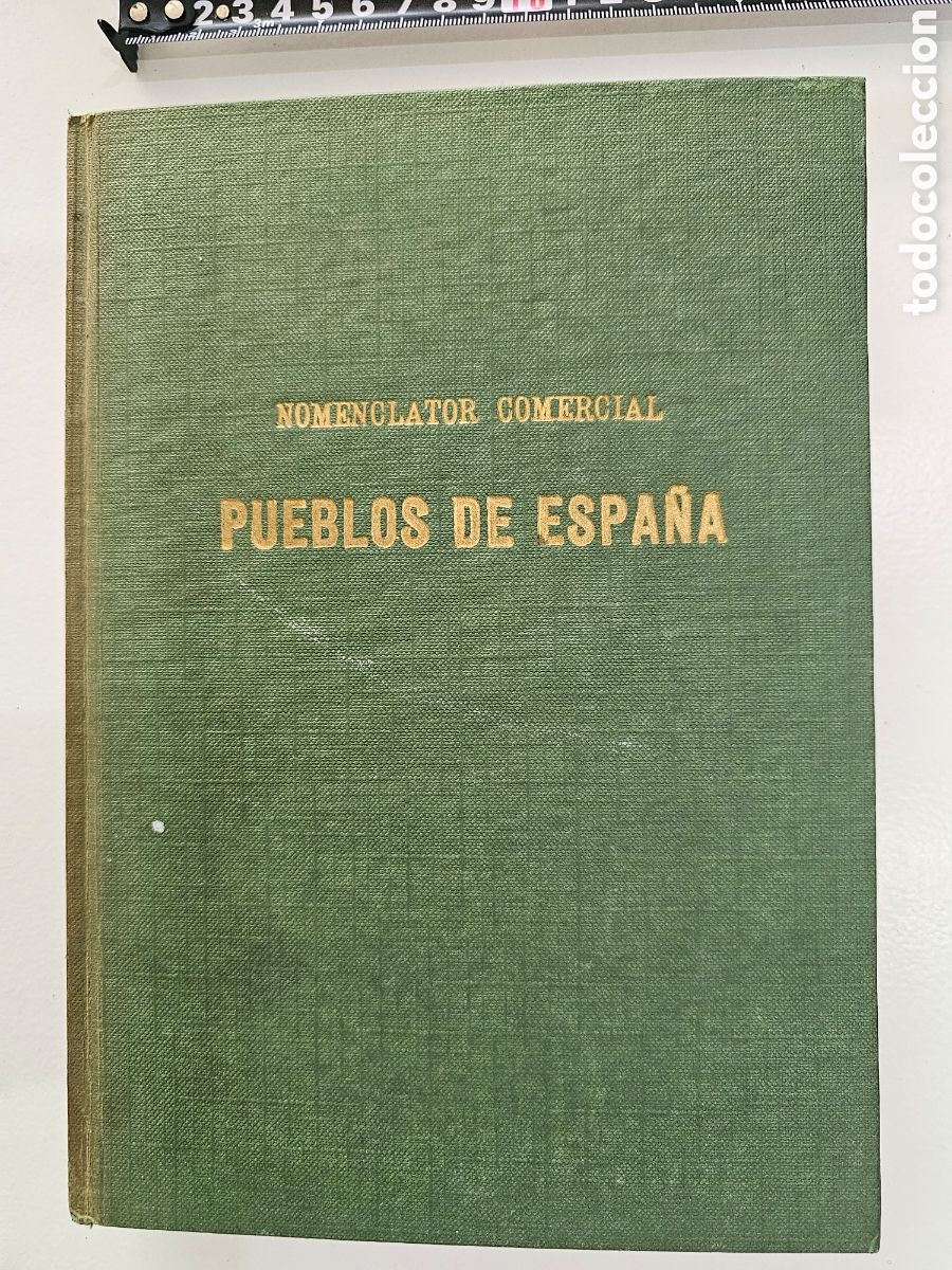 Libros de segunda mano: Libro Nomenclator comercial Los pueblos de Espa&ntilde;a 1981