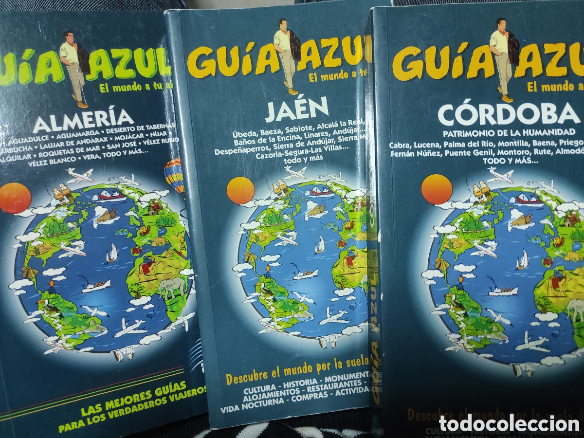 Libros de segunda mano: Gu&iacute;a Azul Almer&iacute;a, C&oacute;rdoba y Ja&eacute;n
