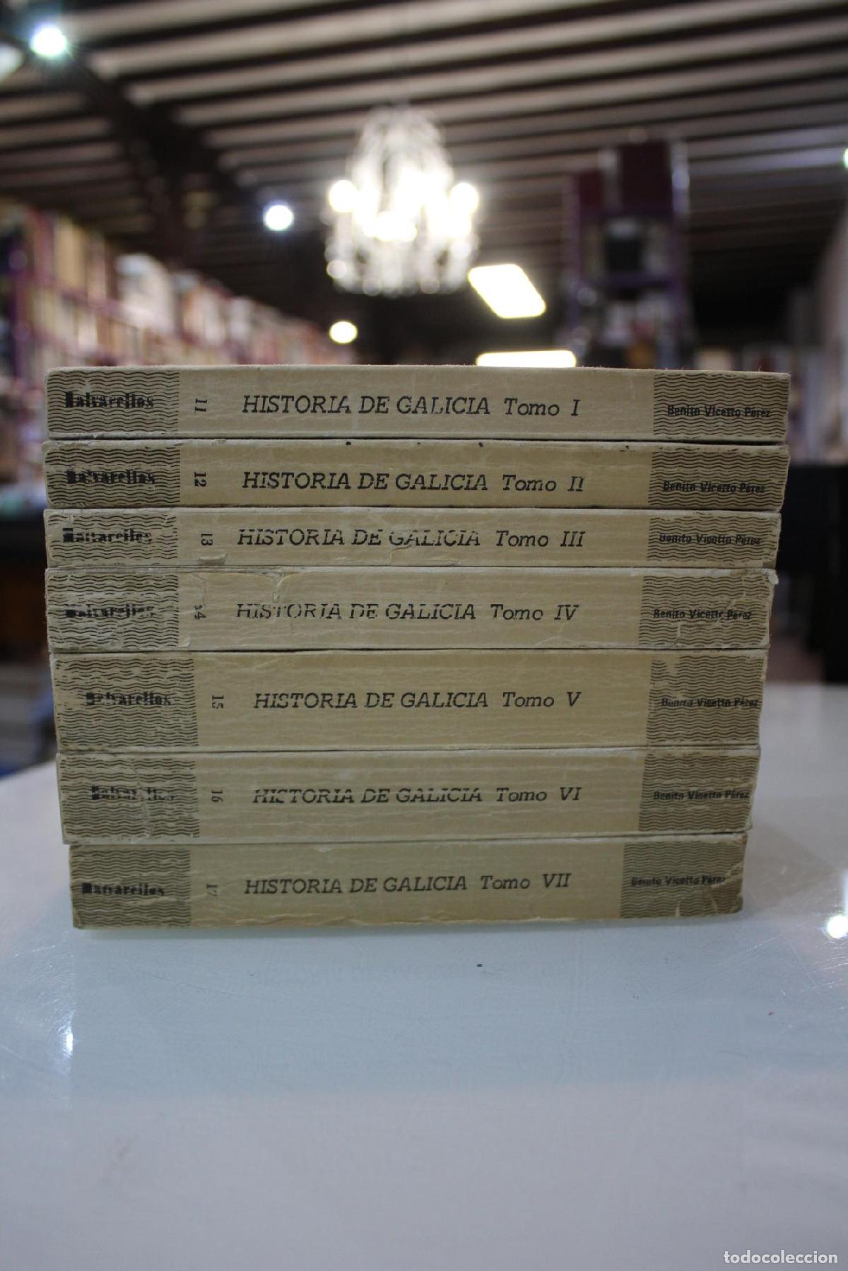 Second hand books: Historia de Galicia.- 7 tomos.- Edici&oacute;n Facs&iacute;mil 1979. - Vicetto P&eacute;rez, Benito