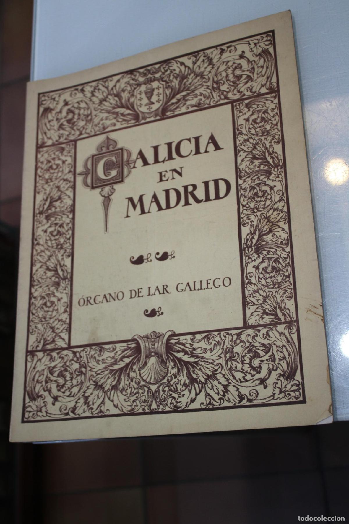 Libros de segunda mano: Galicia en Madrid. &Oacute;rgano de Lar Gallego. Enero 1935. A&ntilde;o III. N&uacute;mero 37 -