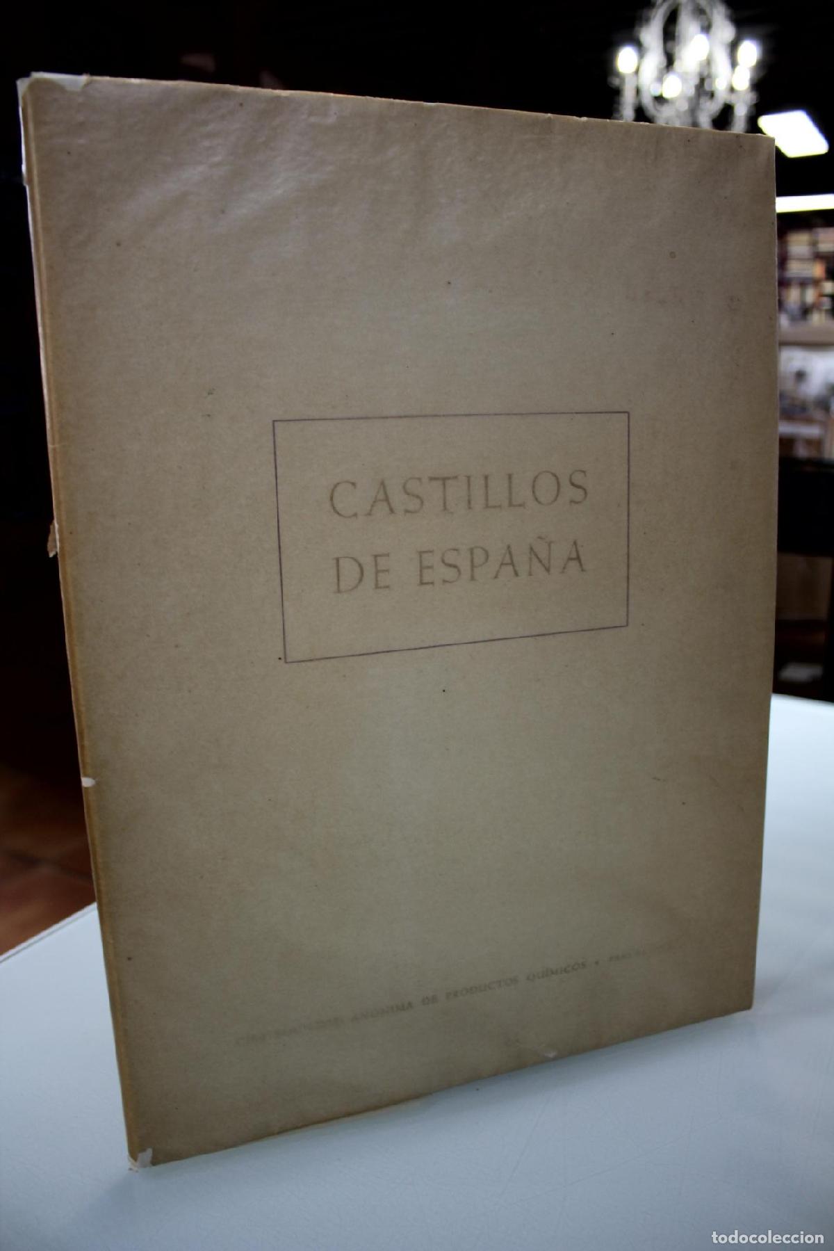 Libri di seconda mano: Castillos de Espa&ntilde;a.- 1954.- 12 l&aacute;minas. -