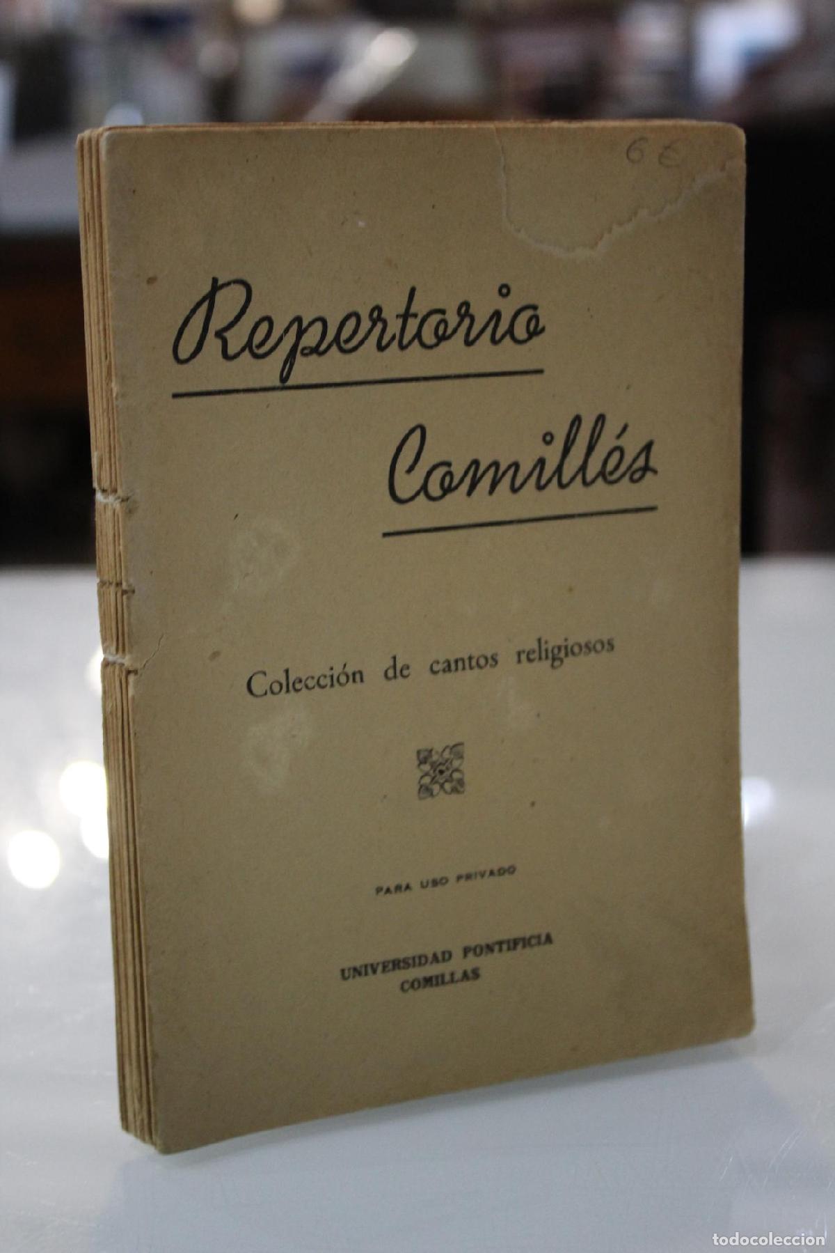 Gebrauchte B&uuml;cher: Repertorio Comill&eacute;s.- Colecci&oacute;n de cantos religiosos. -