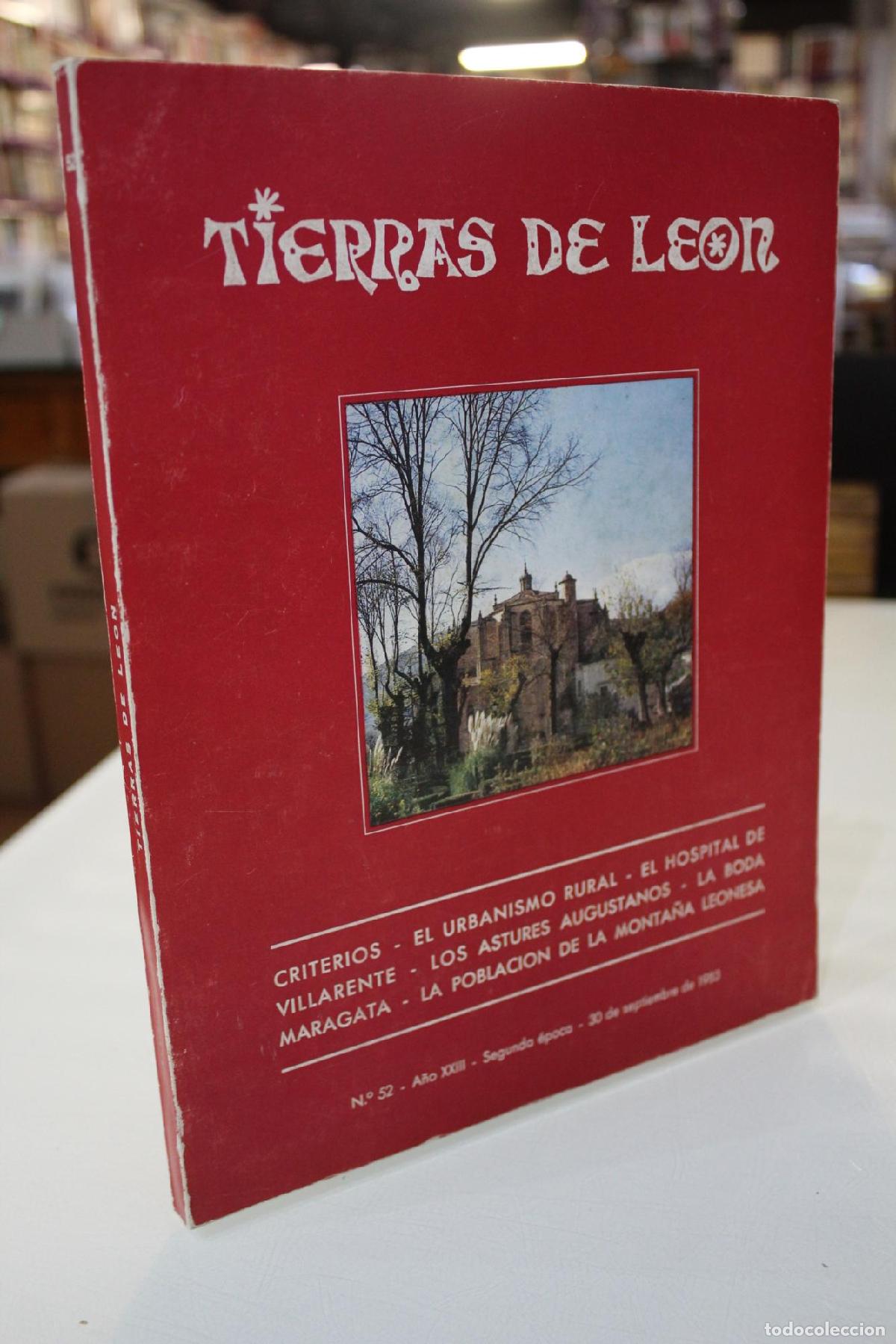 Gebrauchte B&uuml;cher: Tierras de Le&oacute;n. N&uacute;mero 52. A&ntilde;o XXIII. 1983.- Criterios. El urbanismo rural. El hospital de Villaren