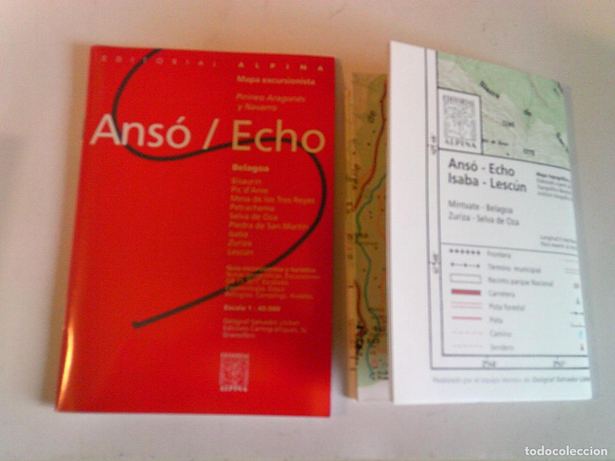 Second hand books: Mapa excursionista Ans&oacute;-Echo