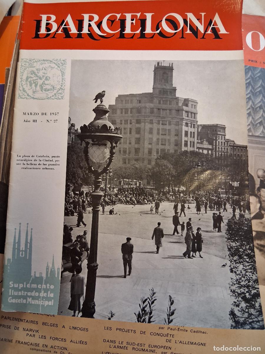 Libros de segunda mano: BARCELONA Suplemento ilustrado de la Gaceta Municipal. Art&iacute;culos &ldquo;Hacia la gran Barcelona&rdquo; por F Bar