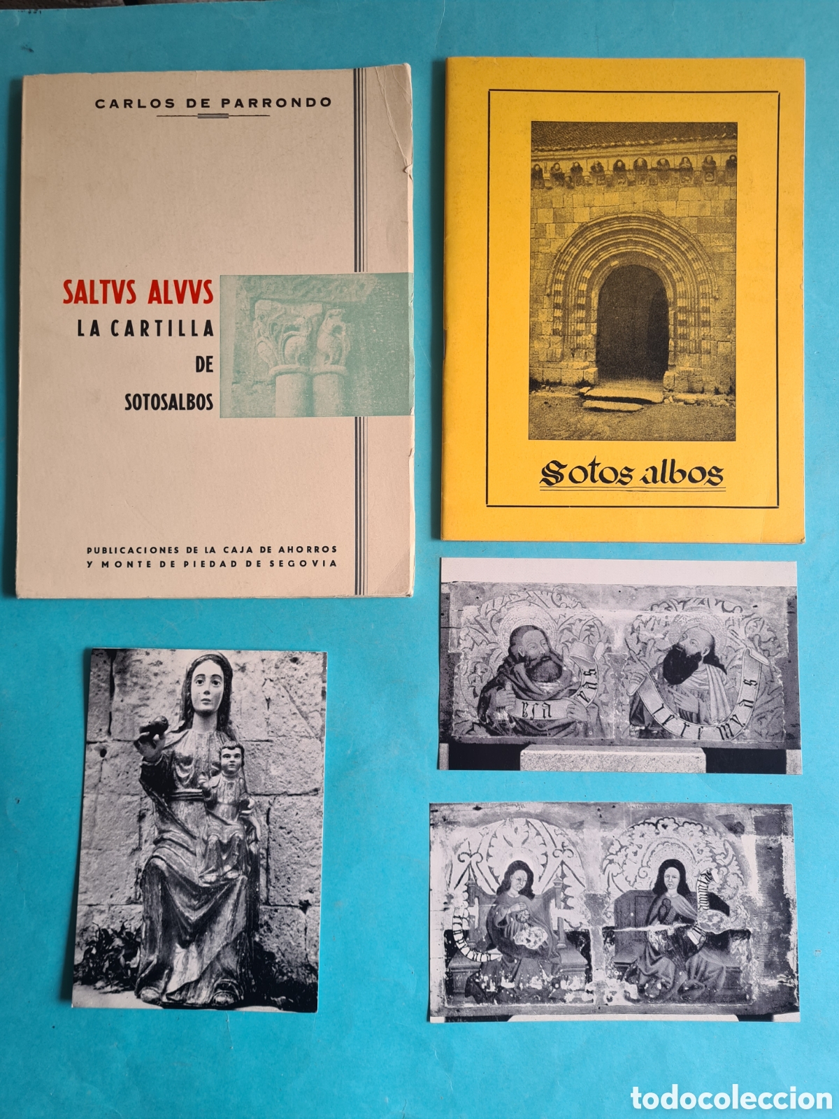 Gebrauchte B&uuml;cher: SOTOSALBOS SEGOVIA - 2 PUBLICACIONES DE 1973 + 3 POSTALES - VER FOTOS