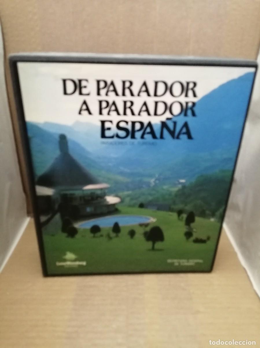 Libros de segunda mano: De Parador a Parador ESPA&Ntilde;A, Tomos I y II (Obra completa en estuche, Primera edici&oacute;n, tapa dura)