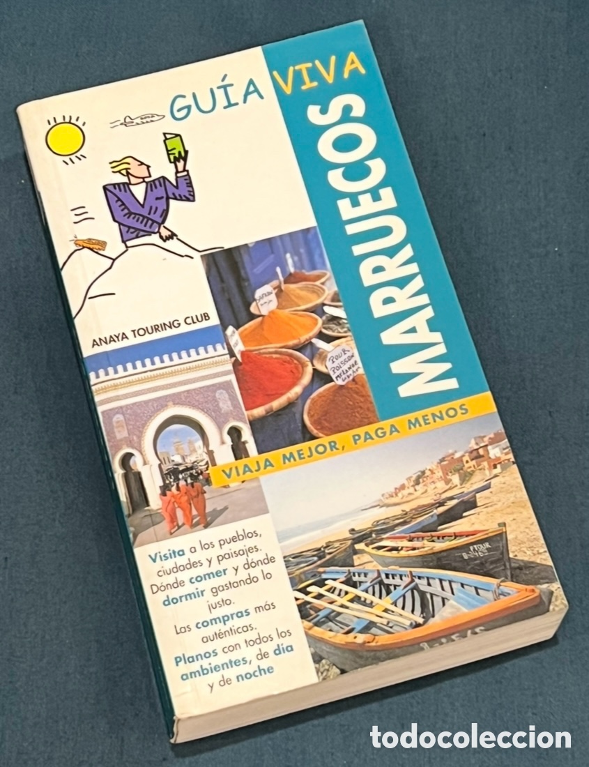 Libros de segunda mano: Libro. Gu&iacute;a Viva. Touring Clib. MARRUECOS. Ed. Anaya. 2001.