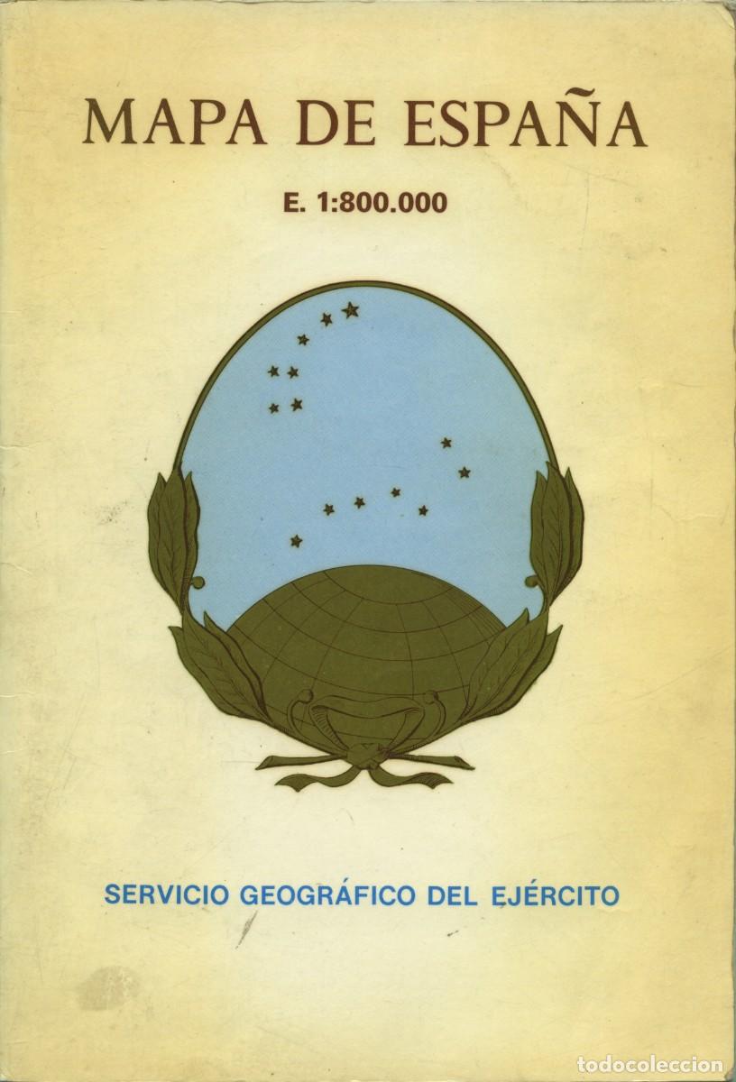 Libros de segunda mano: MAPA DE ESPA&Ntilde;A. E. 1:800.000. Ed. Servicio Geogr&aacute;fico del Ej&eacute;rcito. - Foto 1