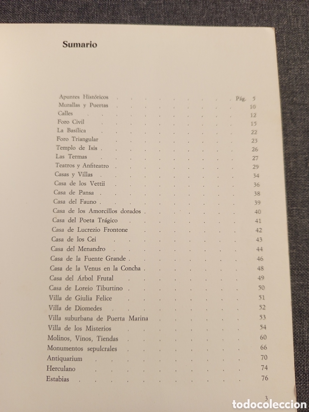 Libros de segunda mano: POMPEYA (PROF. ALFONSO DE FRANCISCIS) - Foto 3