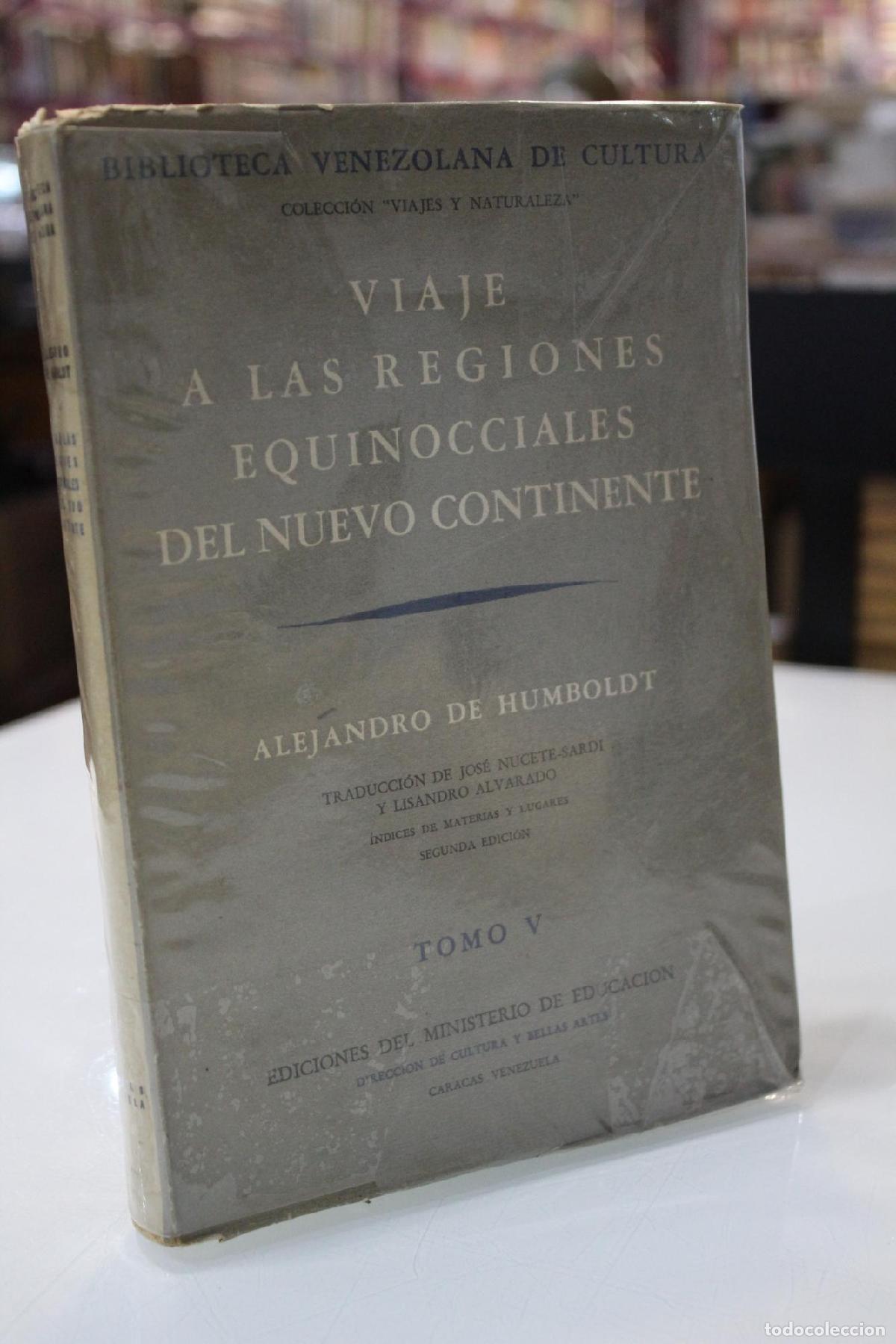 Libri di seconda mano: Viaje a las regiones equinocciales del Nuevo Continente. Tomo V. - Humboldt, Alejandro de.; Bonpland