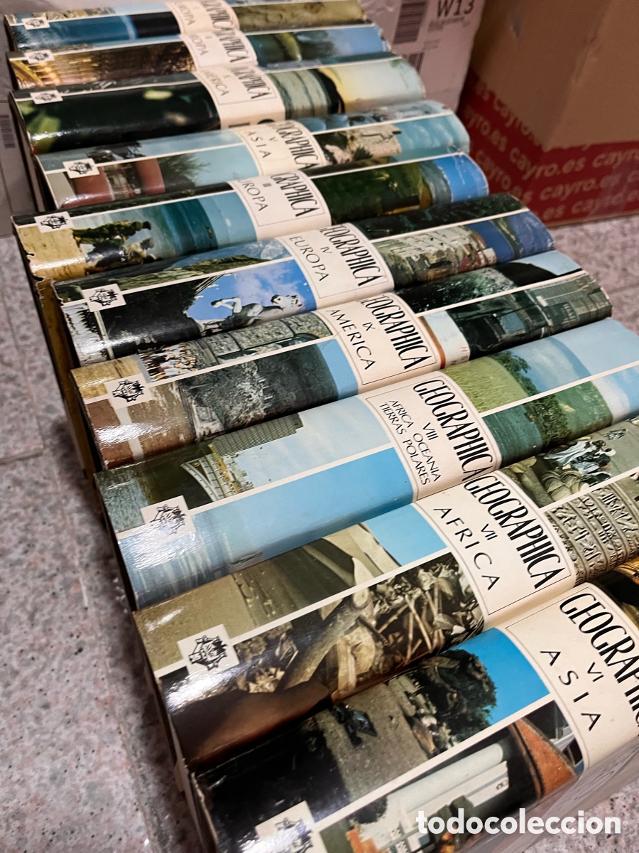 Libros de segunda mano: ENCICLOPEDIA GEOGRAPHICA EL HOMBRE Y LA TIERRA-10 TOMOS-COMPLETA-ED. PLAZA JANES