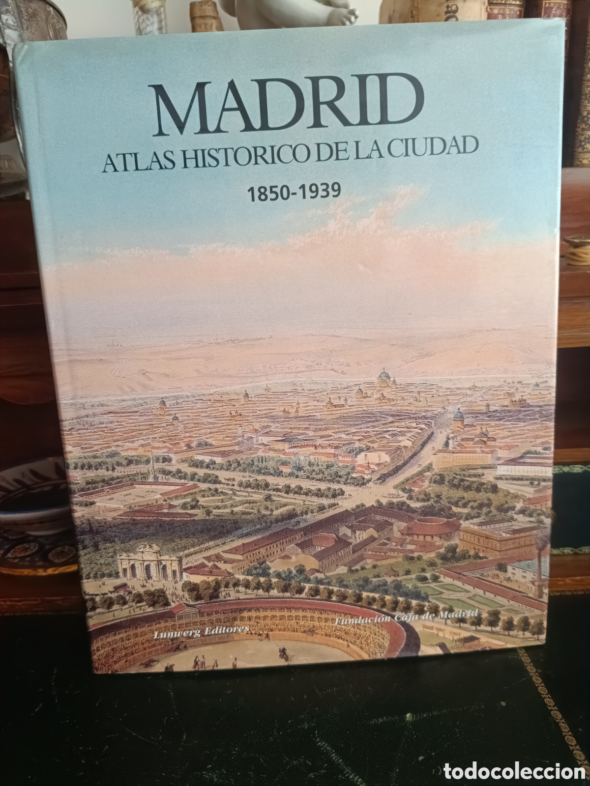 Libros de segunda mano: MADRID. ATLAS HISTORICO DE LA CIUDAD 1850-1939- LUNWERG- GRAN FORMATO. CARTOGRAF&Iacute;A Y URBANISMO